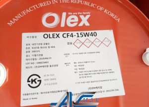 Dầu nhờn động cơ Olex 15W-40CF4 - Dầu Công Nghiệp Olex - Công Ty Cổ Phần Max á Châu